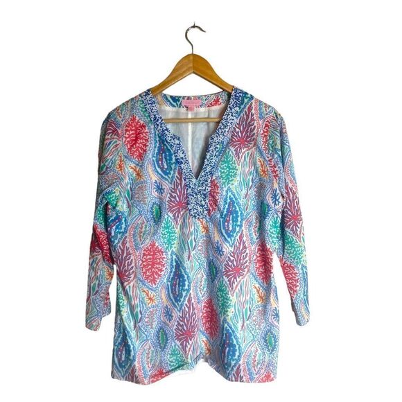 Lilly Pulitzer Tops - Lilly Pulitzer: Courtney Tunic in "Let Minnow"